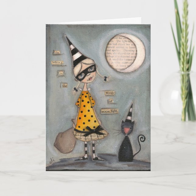 Magic Moon - Greeting Card (Front)