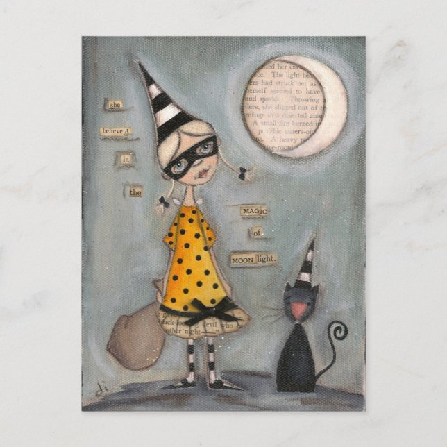 Magic Moon - Holiday Postcard (Front)