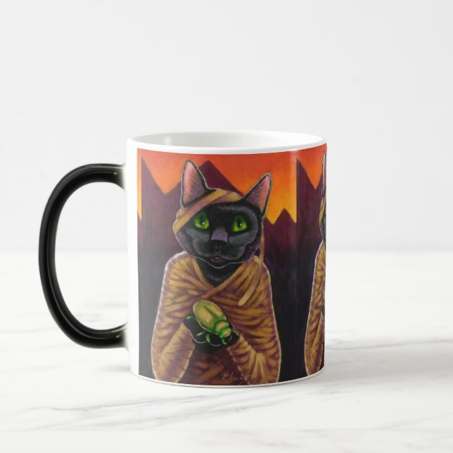 Magic Morphing Vampire Cat Mug (Left)