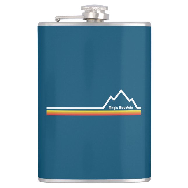 Magic Mountain, Vermont Hip Flask (Front)
