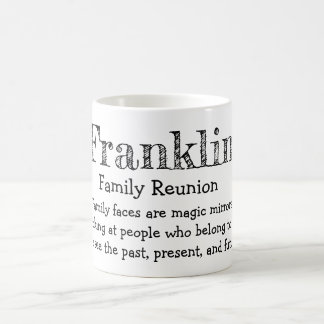 Magic Mug à café Franklin Family Reunion