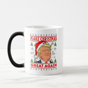 Magic Mug cadeau républicain, Donald Trump Joyeux Noël