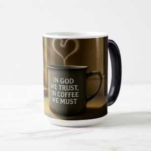Magic Mug de Morphing blanc surprise 11/15oz Chaleur-Cha