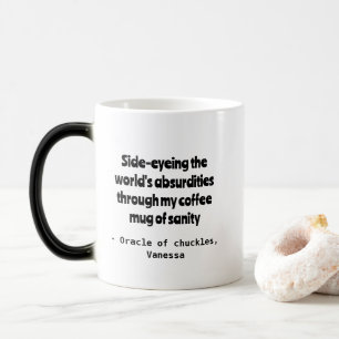 Magic Mug de personnalisation de l'Humour de café cyniqu