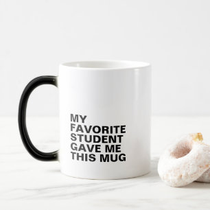 Magic Mug de typographie personnalisée avec initiale