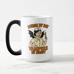 Magic Mug Nurse Halloween Fun - Éffrayant Shift Magie