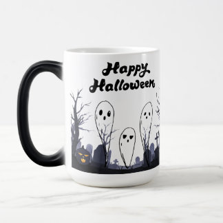 magic mug with Halloween design