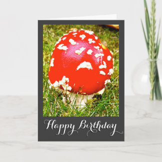 Magic Mushroom Bonne carte d'anniversaire
