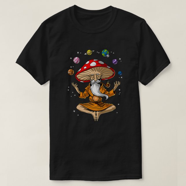 MAGIC MUSHROOM BUDDHA 4 T-Shirt (Design Front)