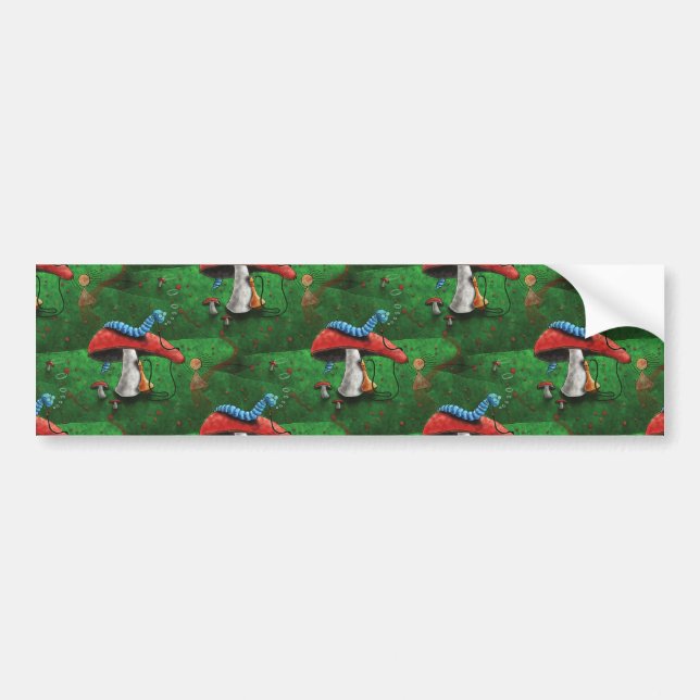 Magic Mushroom Bumper Sticker (Front)