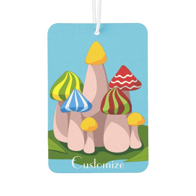 Magic Mushroom Cathedral  Thunder_Cove   Air Freshener (Back)