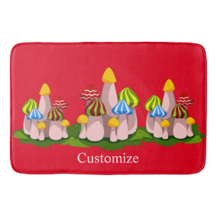 Magic Mushroom Cathedral Thunder_Cove Bath Mat