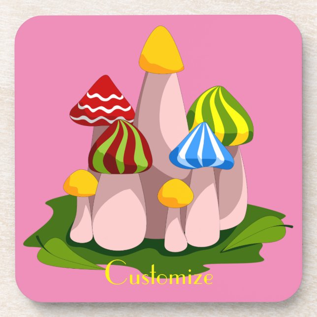 Magic Mushroom Cathedral  Thunder_Cove  Coaster (Front)