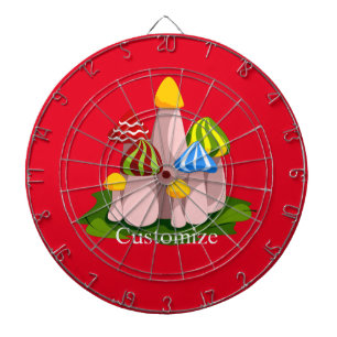 Magic Mushroom Cathedral Thunder_Cove  Dartboard