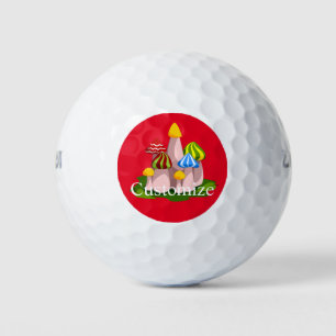 Magic Mushroom Cathedral Thunder_Cove Golf Balls
