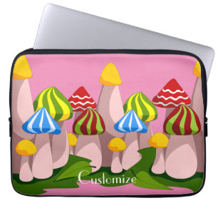 Magic Mushroom Cathedral Thunder_Cove Laptop Sleeve