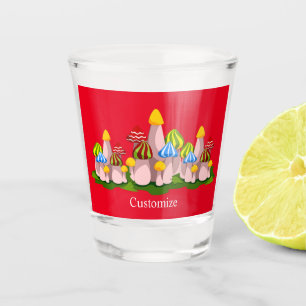 Magic Mushroom Cathedral Thunder_Cove Shot Glass