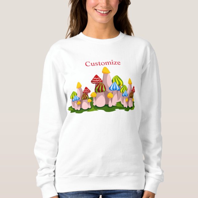 Magic Mushroom Cathedral Thunder_Cove  Sweatshirt (Front)