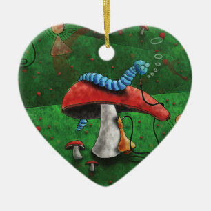 Magic Mushroom Ceramic Ornament