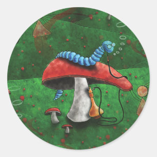 Magic Mushroom Classic Round Sticker