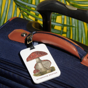 Magic Mushroom Hunter Luggage Tag