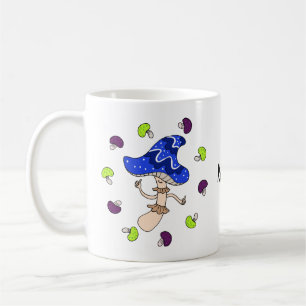 Magic Mushroom Lover Weird Strange custom name Coffee Mug