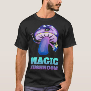 Magic Mushroom Magician Pun Parody T-Shirt