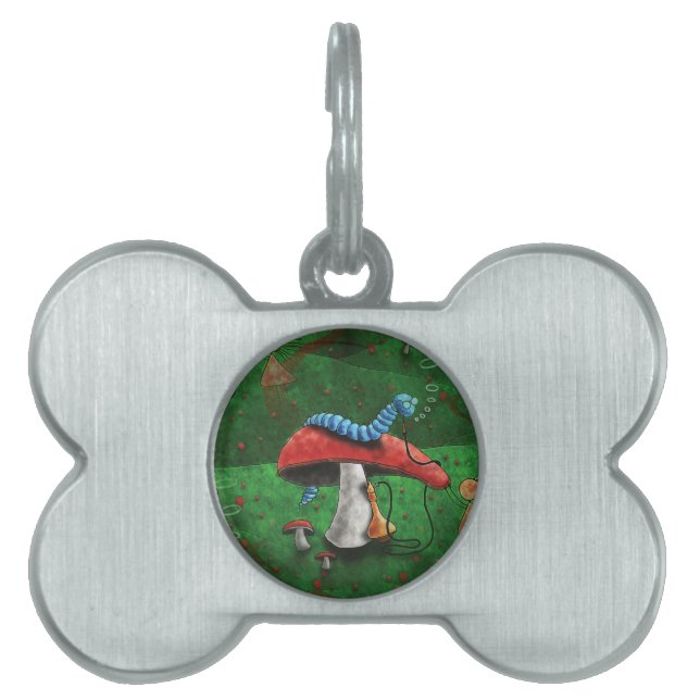 Magic Mushroom Pet Tag (Front)