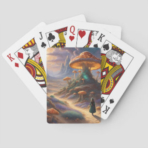 Magic Mushroom Planet  Playing Cards