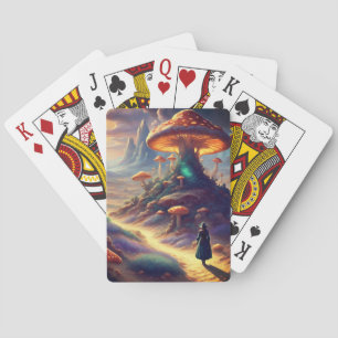 Magic Mushroom Planet  Playing Cards