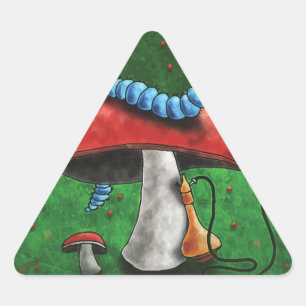 Magic Mushroom Triangle Sticker