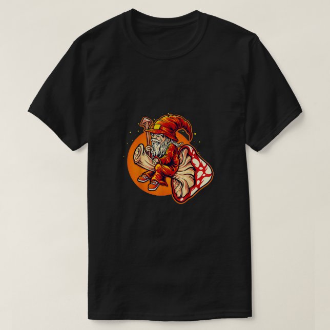 Magic Mushroom Trip Psychedelic TShirt (Design devant)
