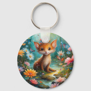 Magic mushrooms butterflies      keychain