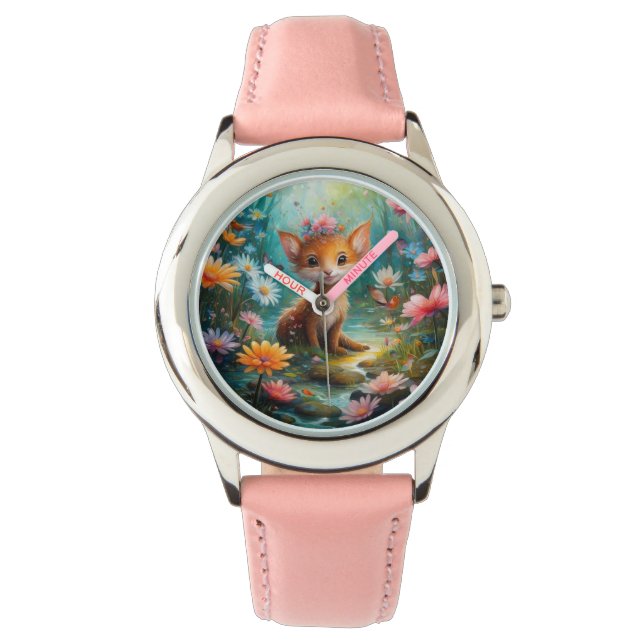 Magic mushrooms butterflies      watch (Front)