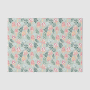 Magic Mushrooms Forest Pattern Tissue Paper