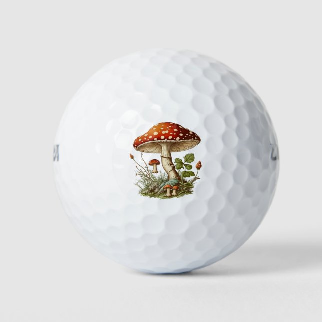 Magic Mushrooms Golf Balls (Front)