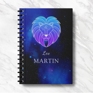 Magic Name with Zodiac sign Leo Notebook
