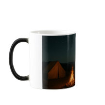 Night Campfire Mug - Western Camping Design