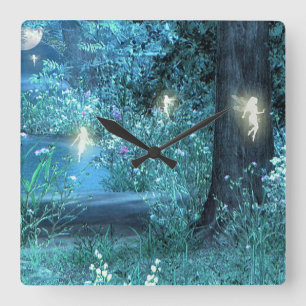 Magic night Fairy Clock