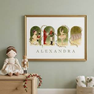 Magic Nutcracker Ballet Storybook Christmas LPM26 Poster