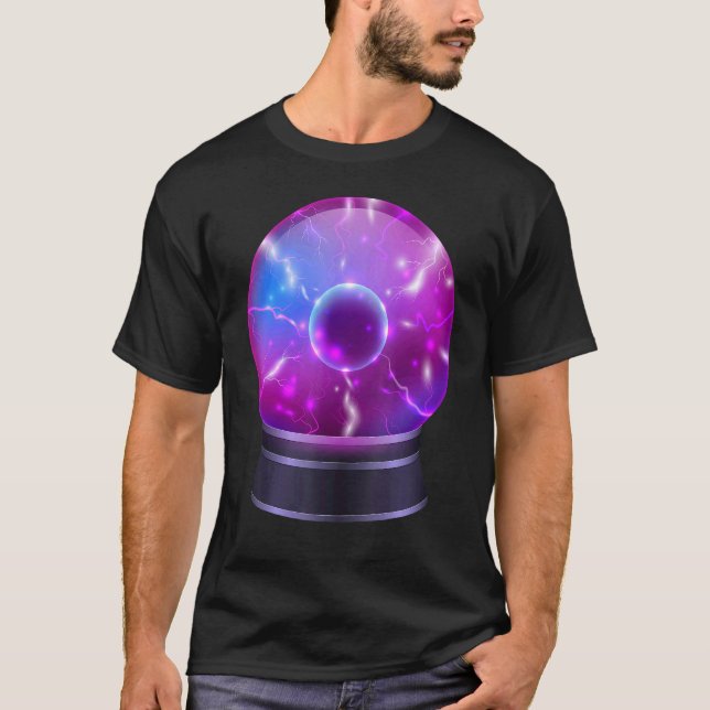 Magic Occult Crystal Ball Psychic T-Shirt (Front)