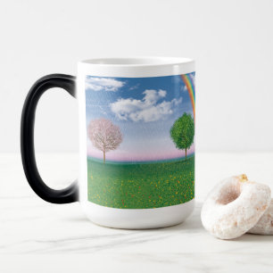 Magic OEuvre d'art en 4 saisons MORPHING coffee mug