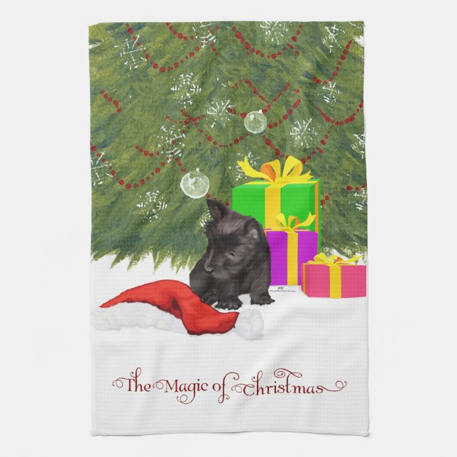 Magic of Christmas Kitchen Towel (Vertical)