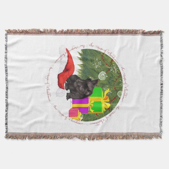 Magic of Christmas Throw Blanket (Front)