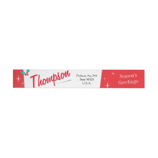 Magic of Christmas Wrap Around Label
