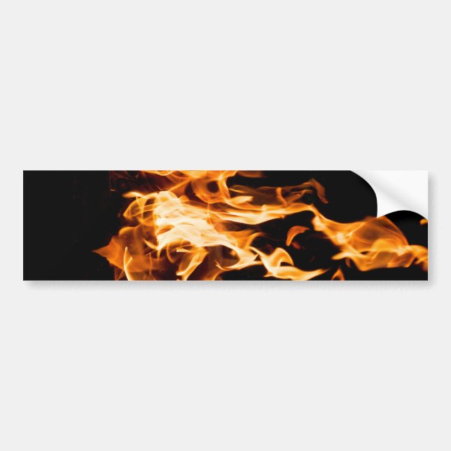 Magic of fire bumper sticker (Front)