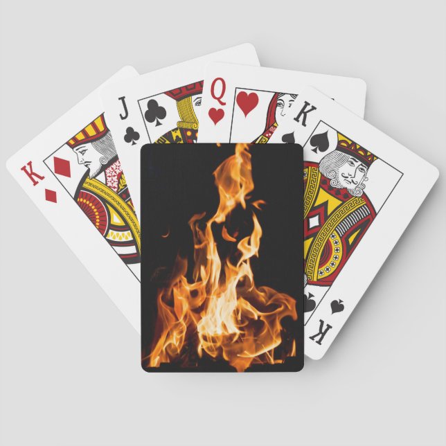 Magic of fire playing cards (Back)