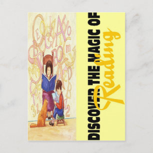 Magic of Reading Postcard