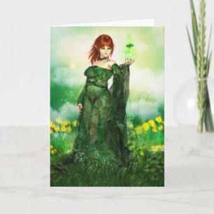 Magic of the Clover Greeting/Note Card