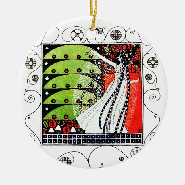 MAGIC OF THE SPRING CERAMIC ORNAMENT (Front)